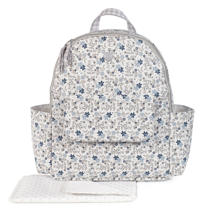 Delia Blue Backpack Diaper Changing Bag