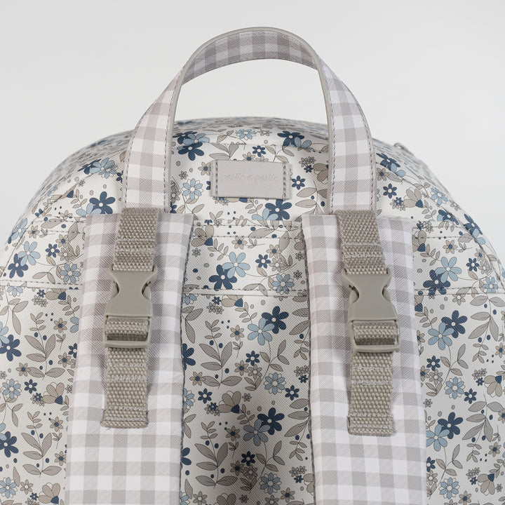 Delia Blue Backpack Diaper Changing Bag