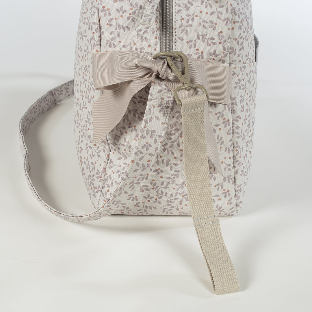 Berries Grey Diaper Changing Bag