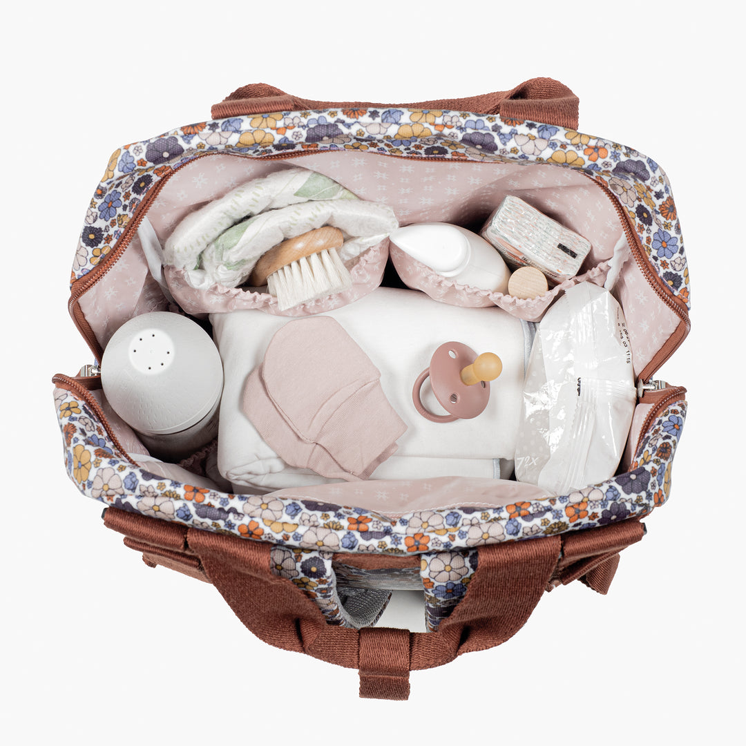 Camden Multicolor Backpack Diaper Changing Bag