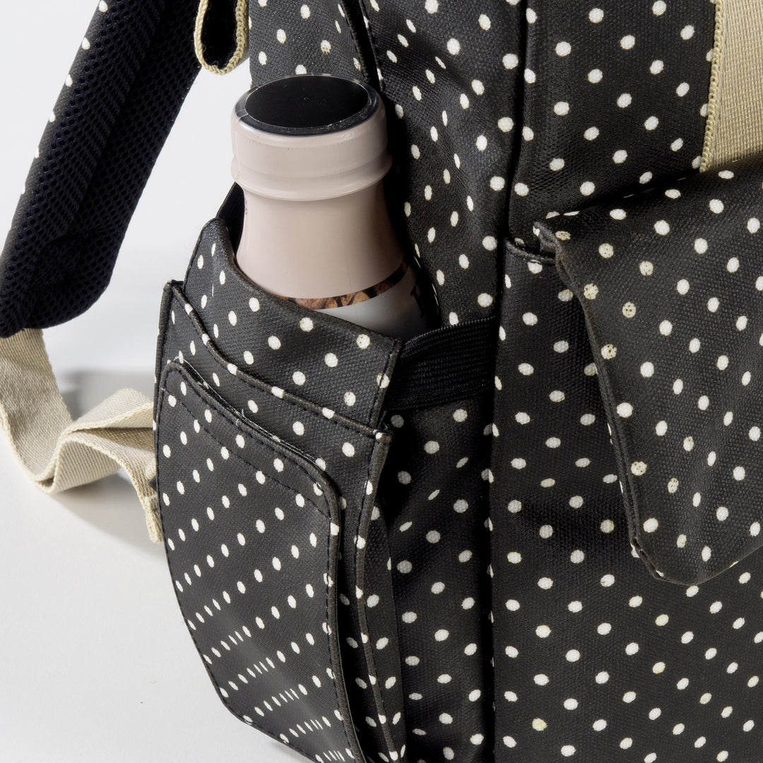 Emily Black Backpack Diaper Changing Bag