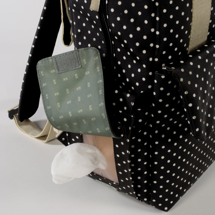 Emily Black Backpack Diaper Changing Bag