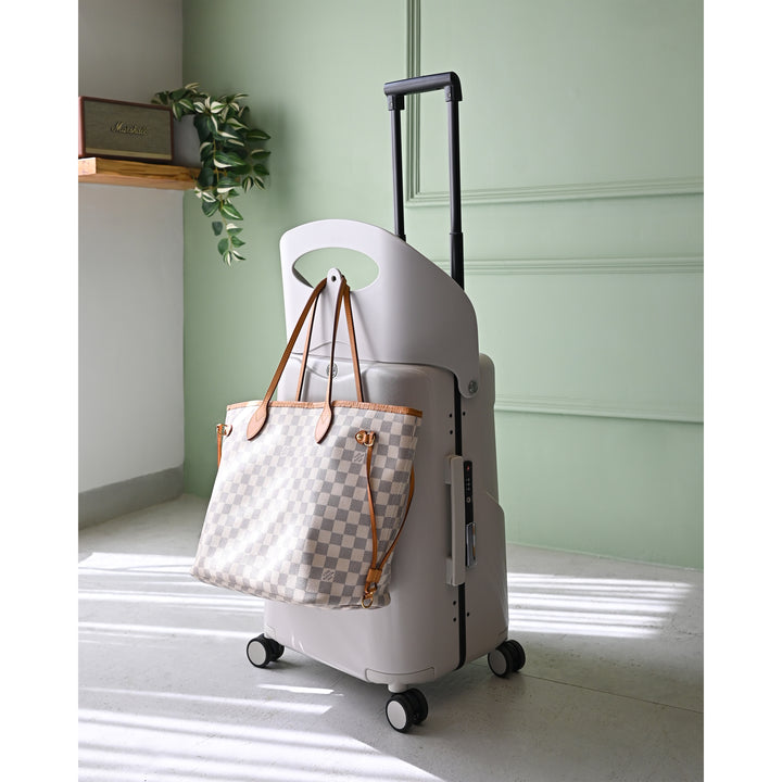 Miamily Mist Grey Ride-On Trolley Carry-On Luggage 18 inches