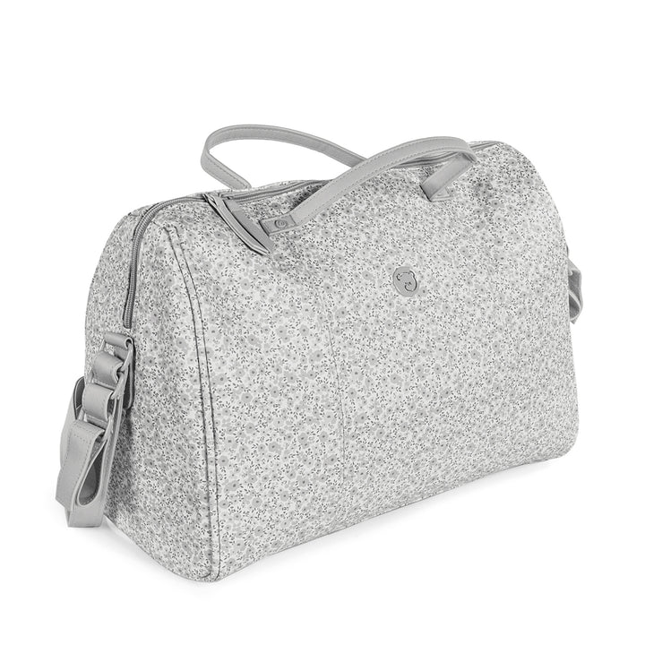 Flower Mellow Grey Diaper Changing Bag