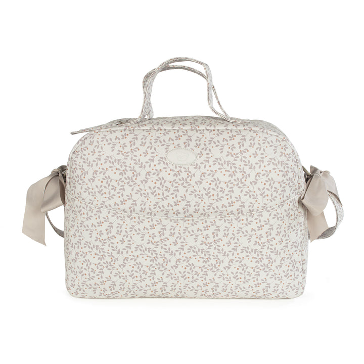 Berries Grey Diaper Changing Bag