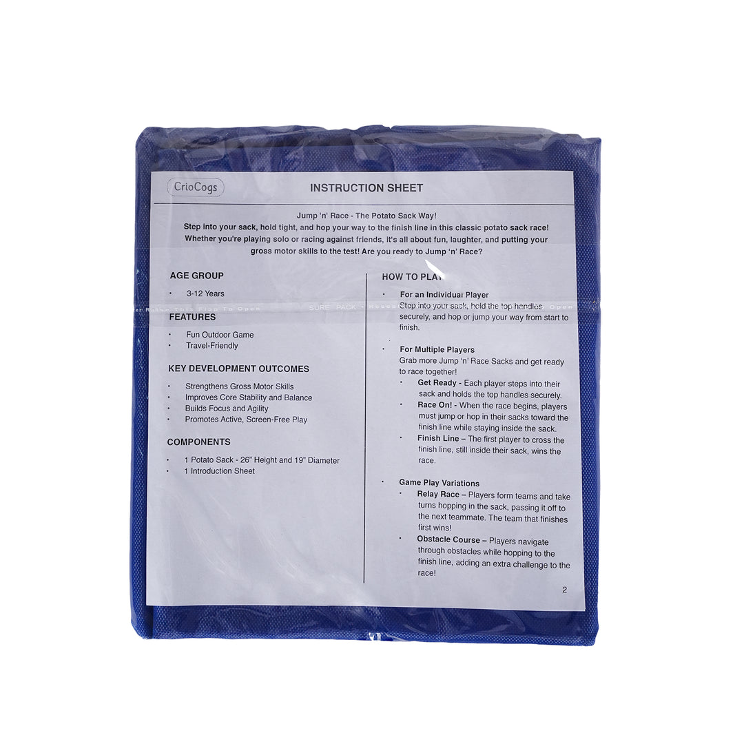 Jump 'n' Race Sack - Blue