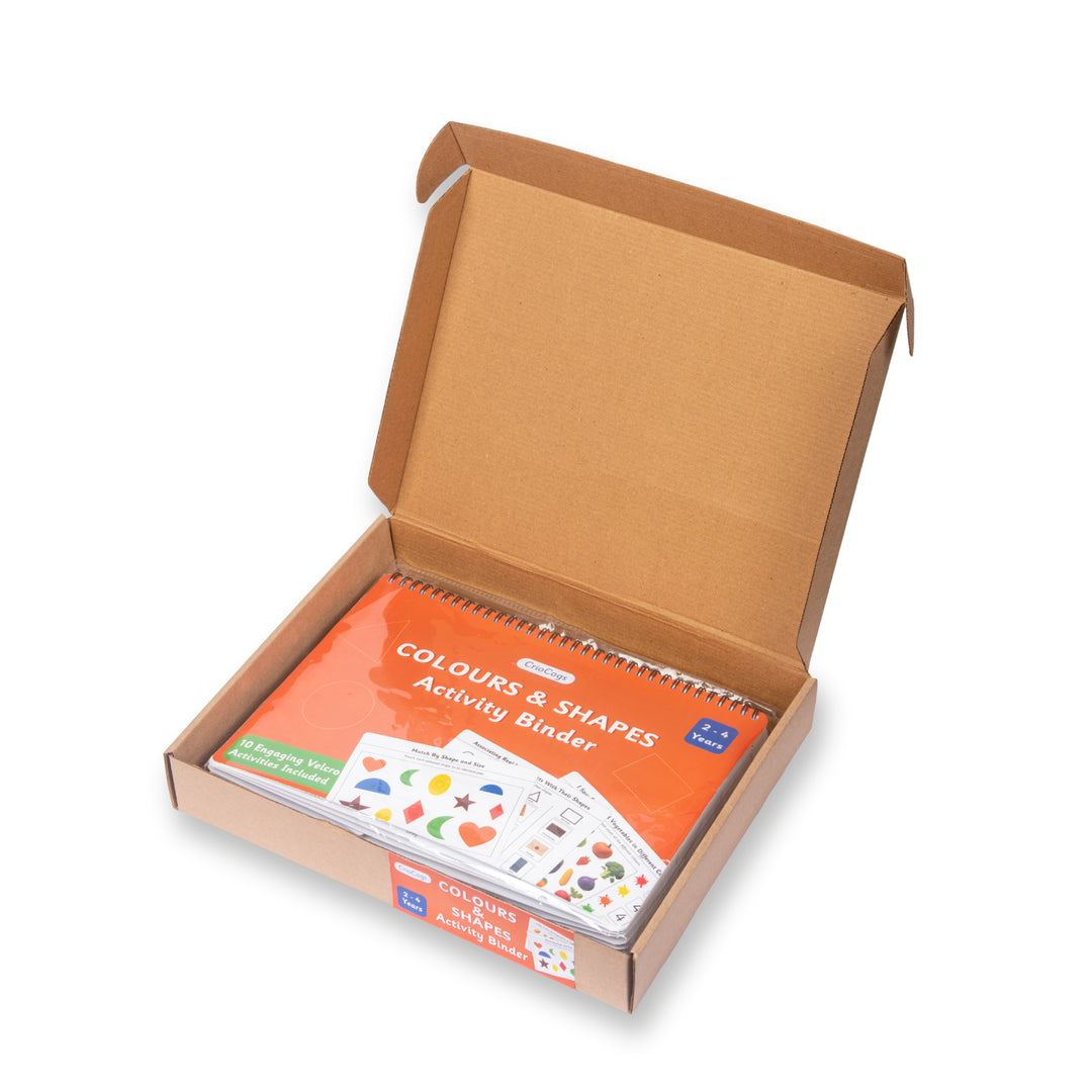 Colors and Shapes Activity Binder