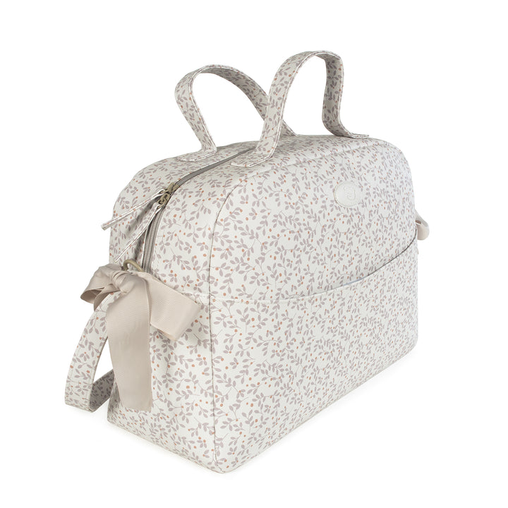 Berries Grey Diaper Changing Bag