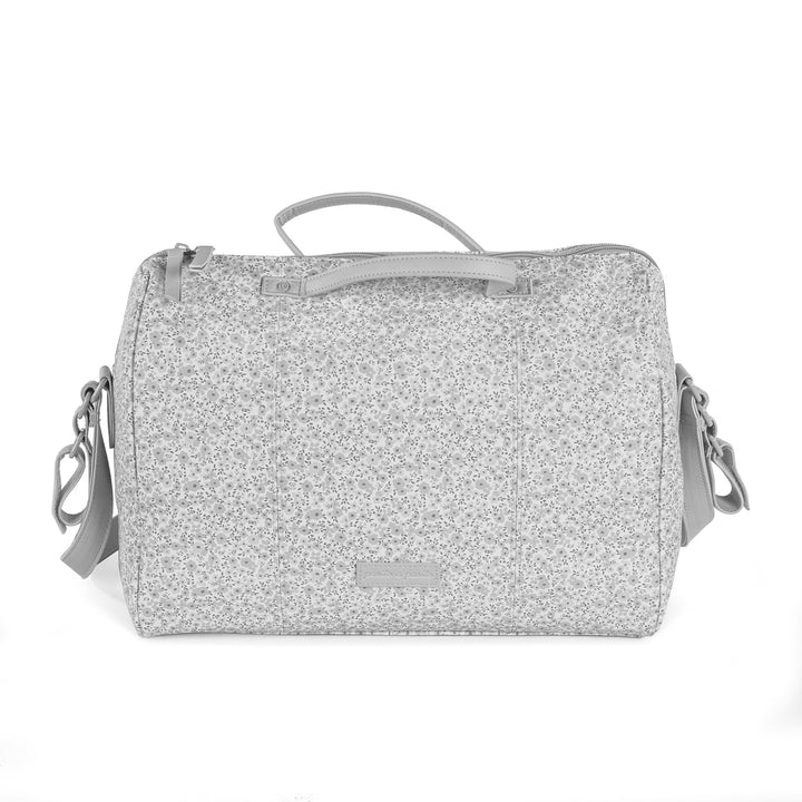 Flower Mellow Grey Diaper Changing Bag