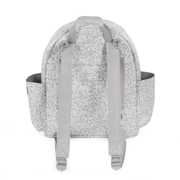 Flower Mellow Grey Backpack Diaper Changing Bag
