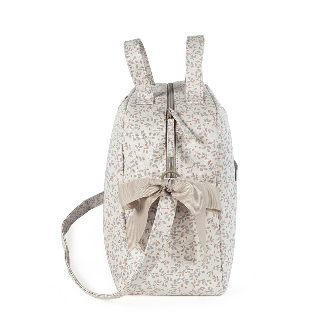 Berries Grey Diaper Changing Bag
