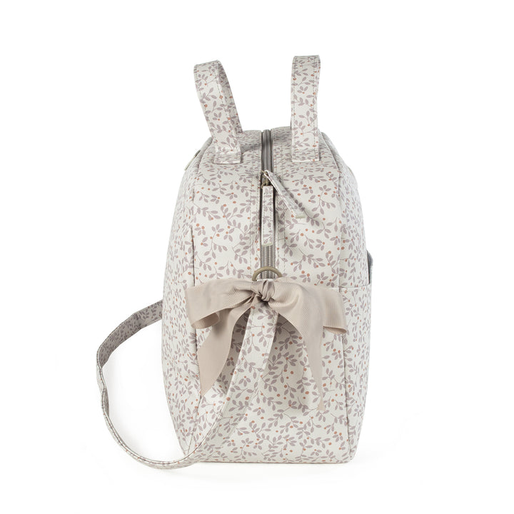 Berries Grey Diaper Changing Bag