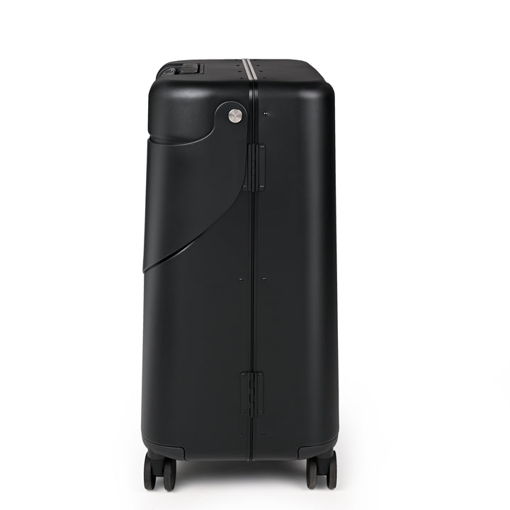 Miamily Midnight Black Ride-On Trolley Check-In Luggage 24 inches