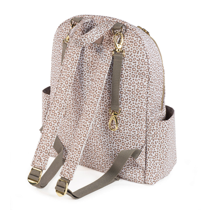 London Animal Print Backpack Diaper Changing Bag