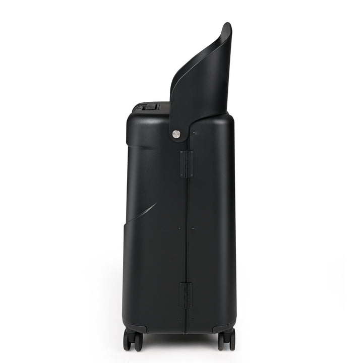 Miamily Midnight Black Ride-On Trolley Check-In Luggage 24 inches