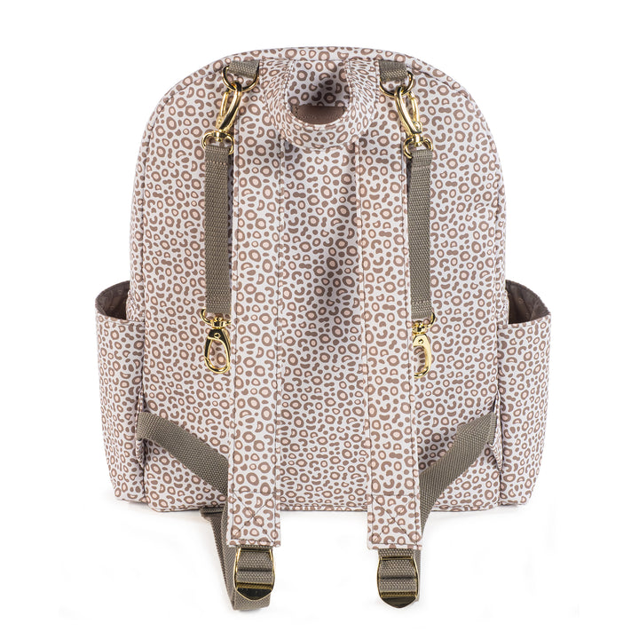 London Animal Print Backpack Diaper Changing Bag