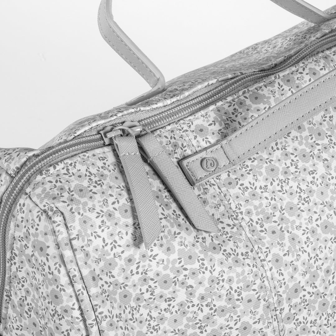 Flower Mellow Grey Diaper Changing Bag