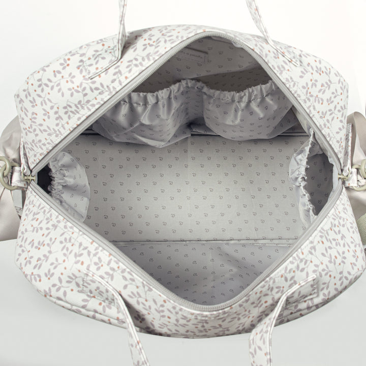 Berries Grey Diaper Changing Bag