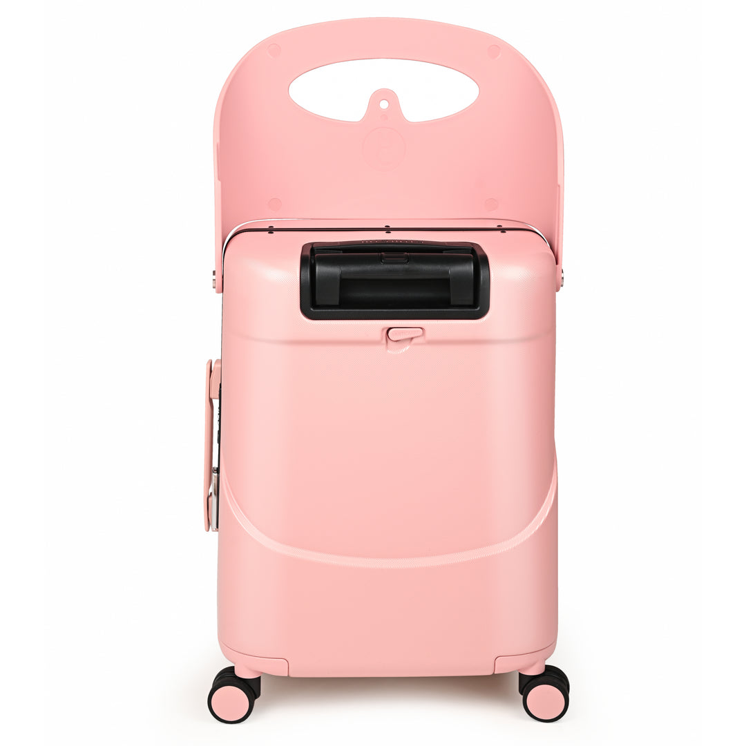 Miamily Dusty Pink Ride-On Trolley Carry-On Luggage 18 inches