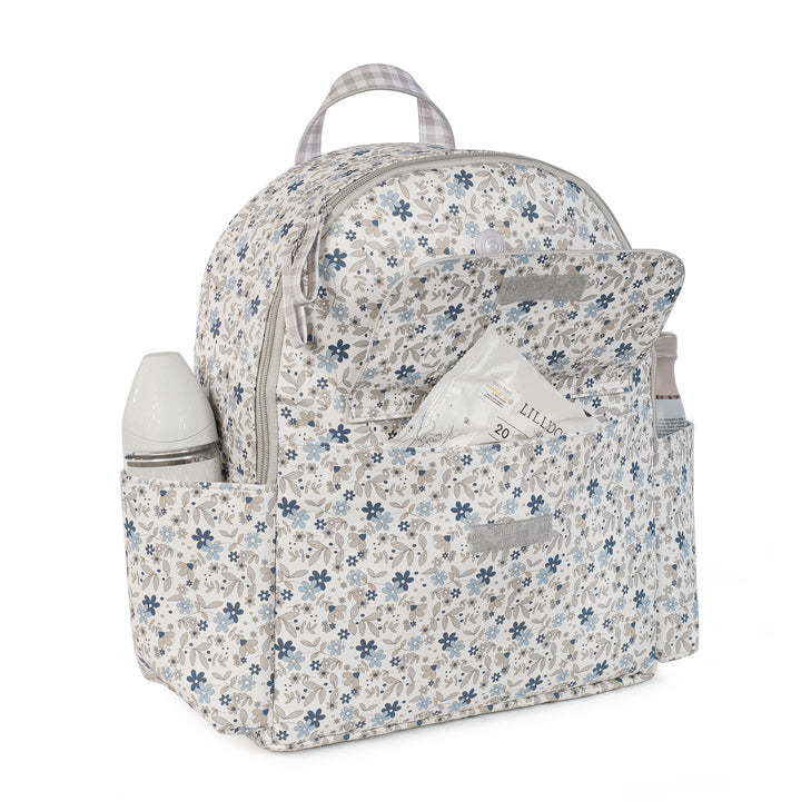 Delia Blue Backpack Diaper Changing Bag