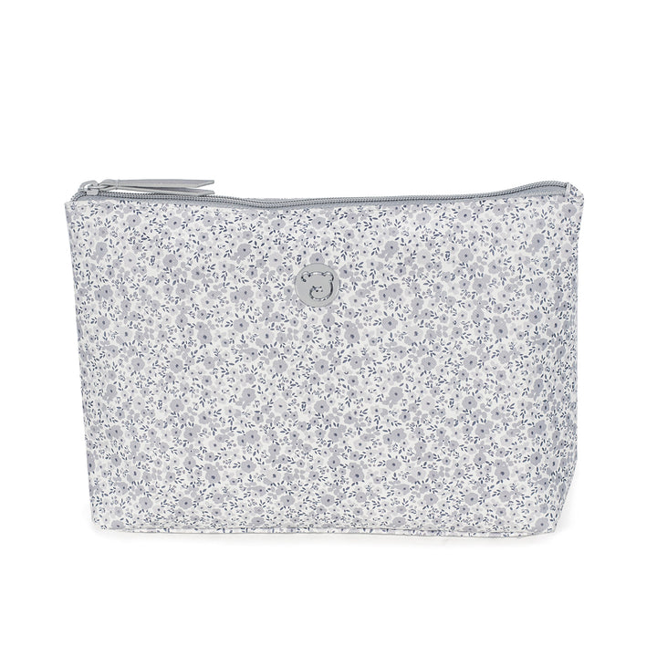 Flower Mellow Grey Travel Essentials Pouch