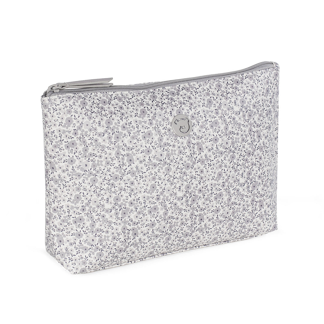 Flower Mellow Grey Travel Essentials Pouch