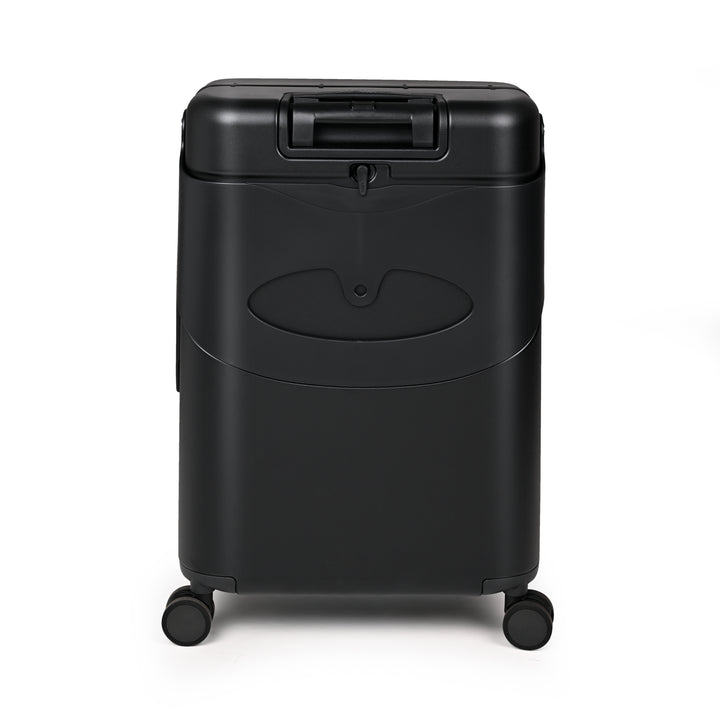 Miamily Midnight Black Ride-On Trolley Check-In Luggage 24 inches