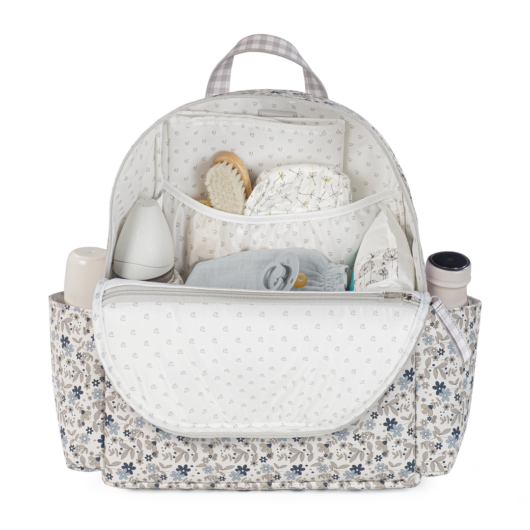 Delia Blue Backpack Diaper Changing Bag