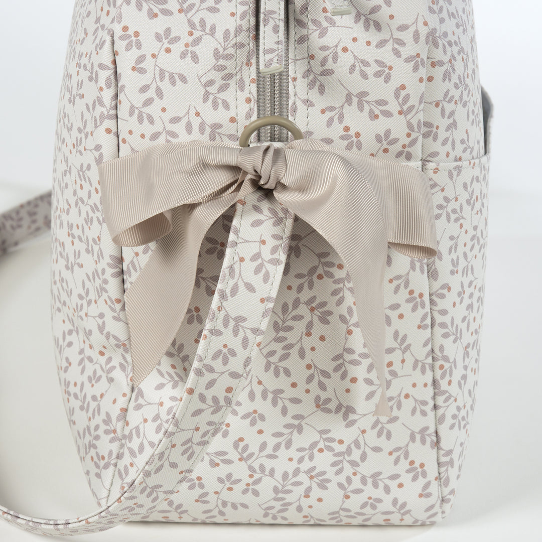 Berries Grey Diaper Changing Bag