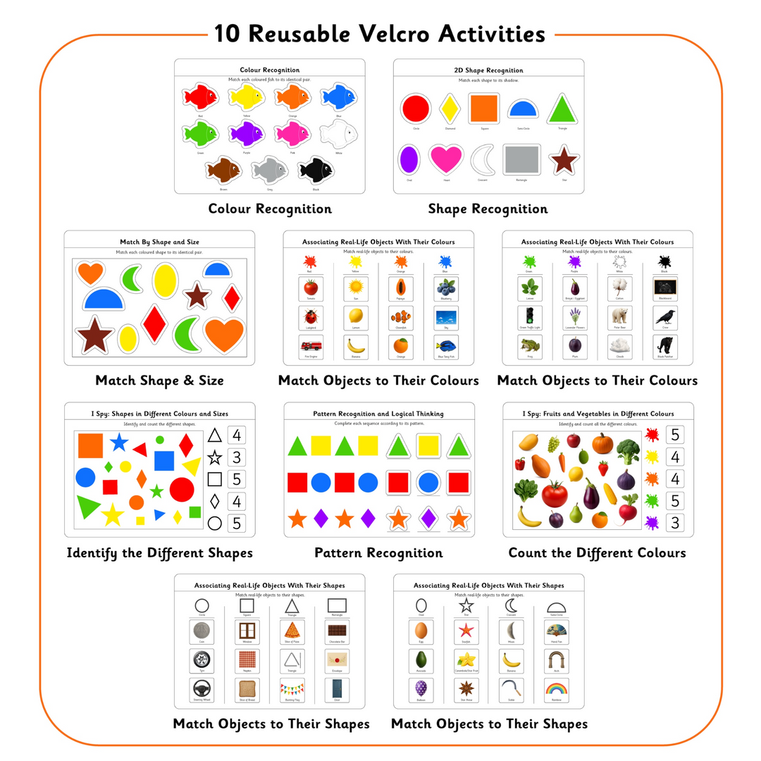 Colours and Shapes Activity Binder