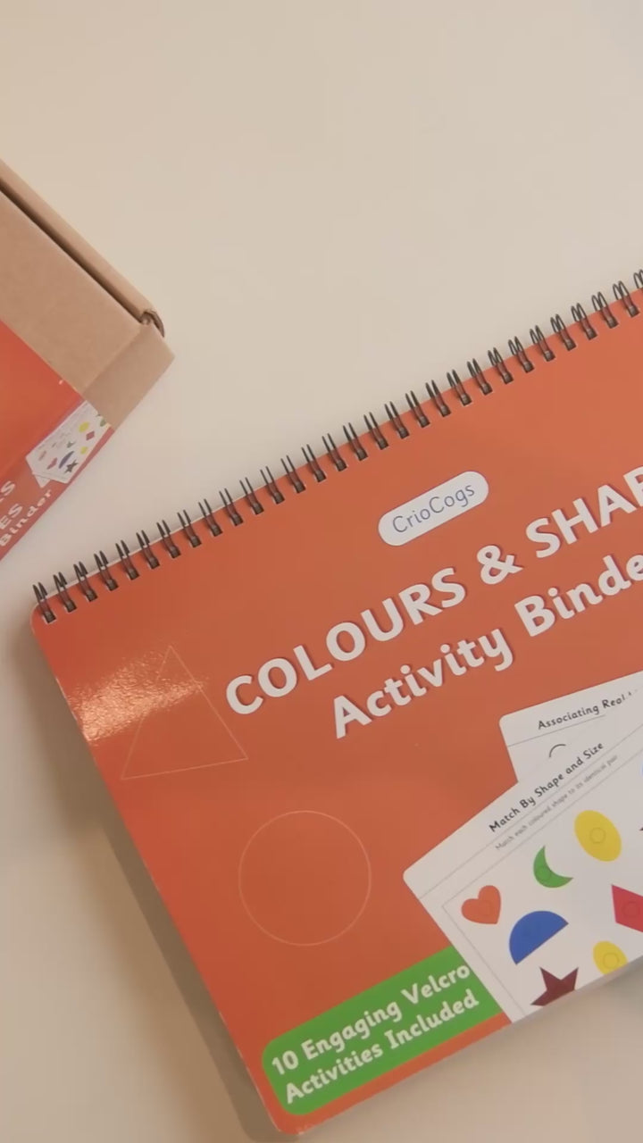 Colours and Shapes Activity Binder