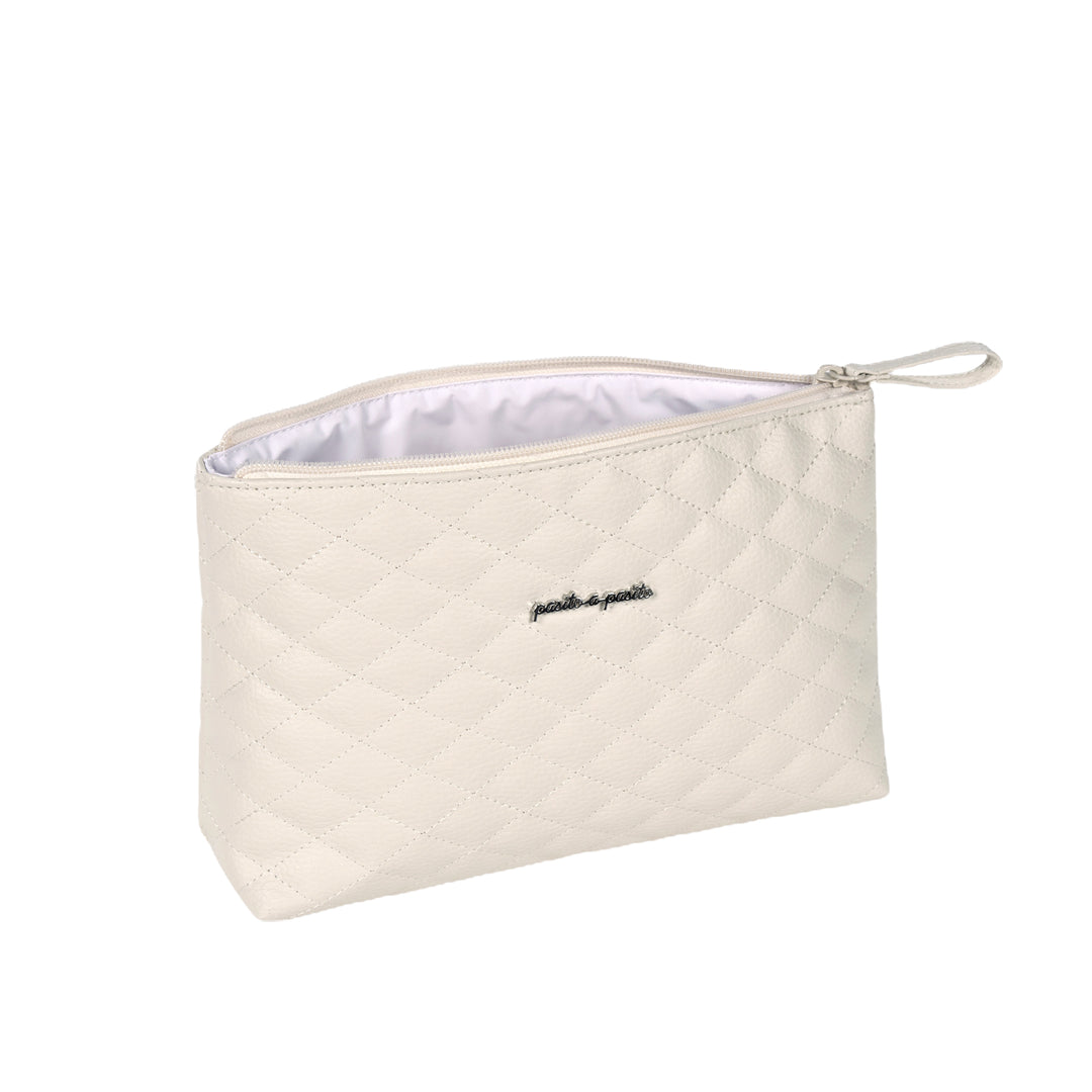 Padded Ines Beige Travel Essentials Pouch