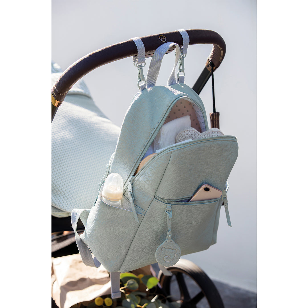 Yummi Green Backpack Diaper Changing Bag