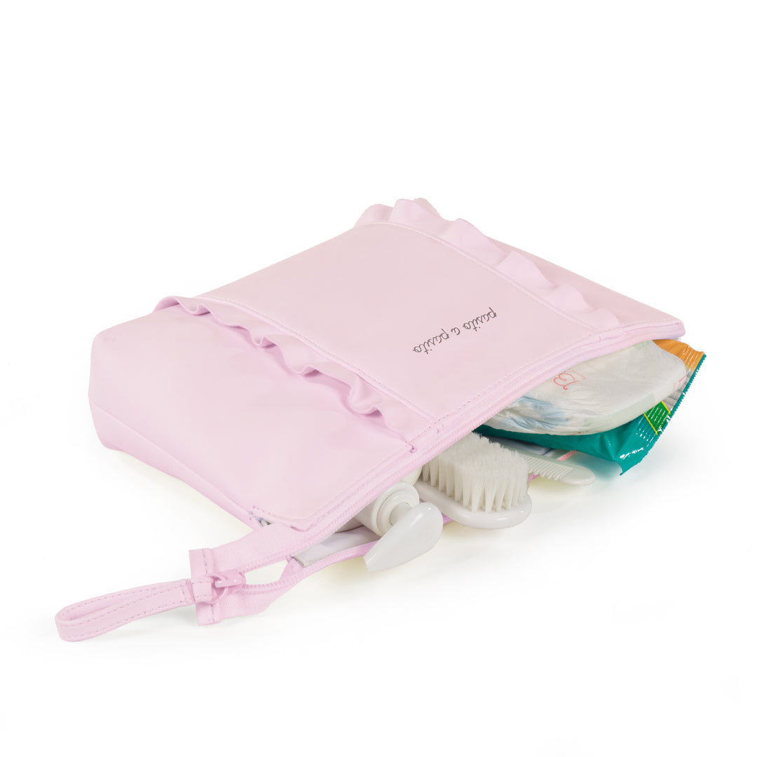 Nido Flounce Pink Travel Essentials Pouch